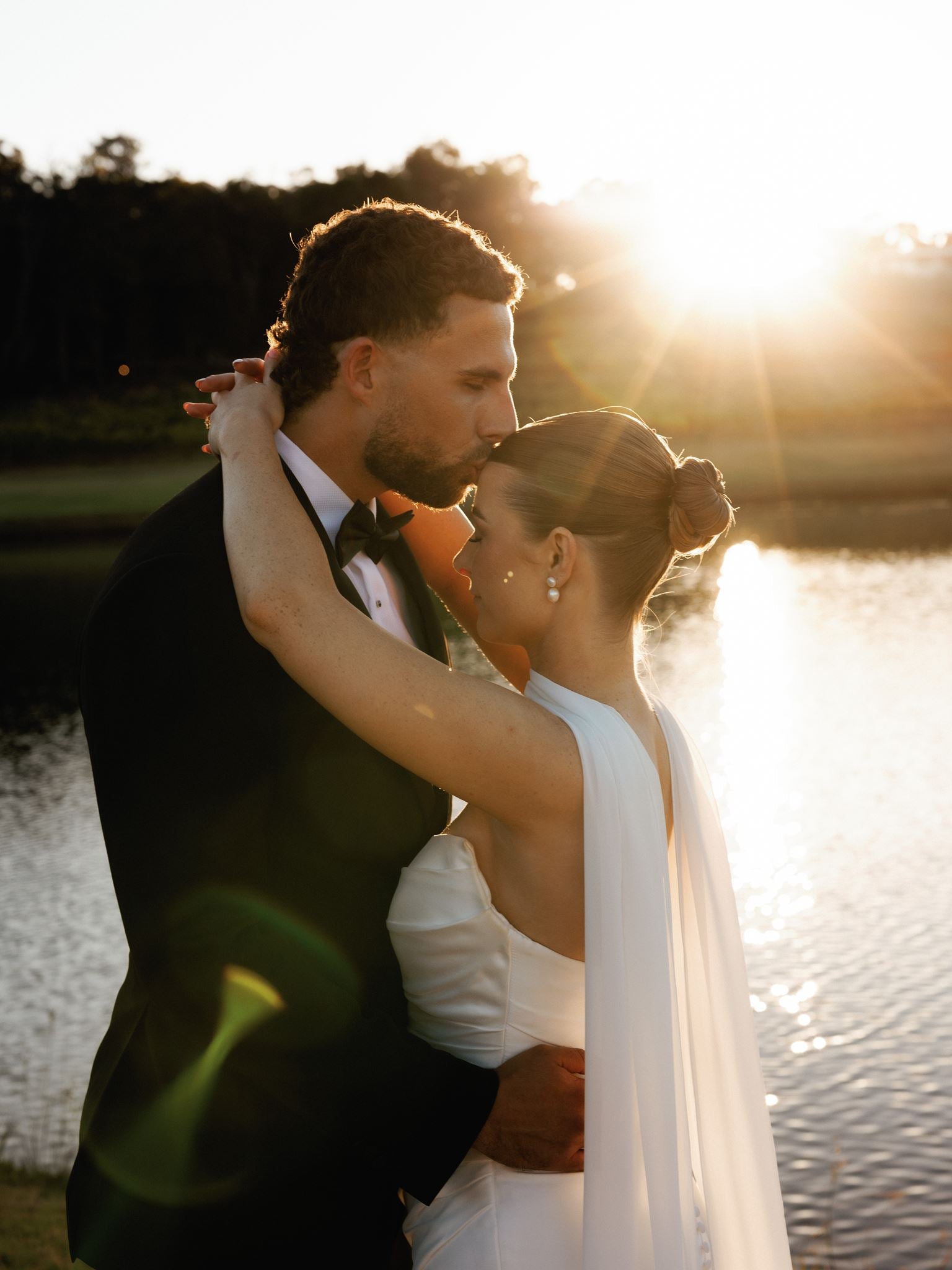 Jacqueline Chiffon Bridal Neck Scarf