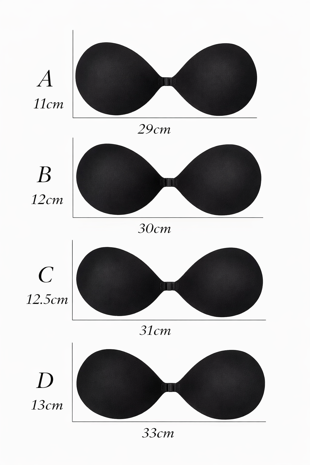 IO Atelier Stick On Bra / Black