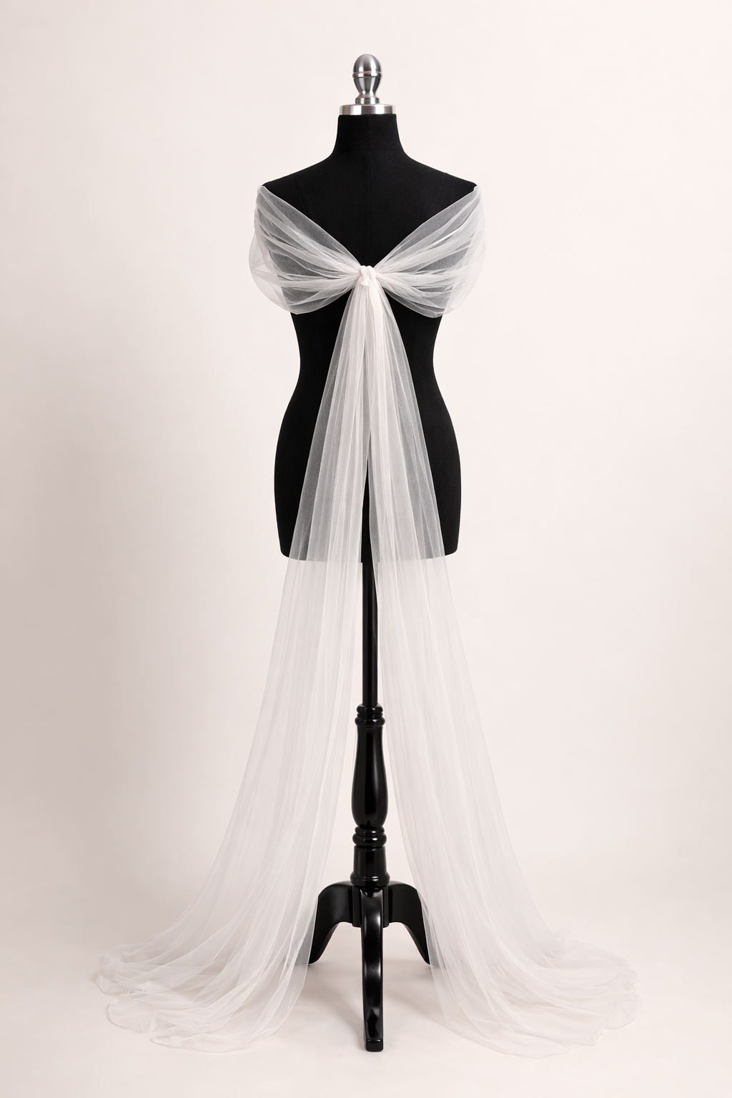 Maria Italian Tulle Bridal Neck Scarf