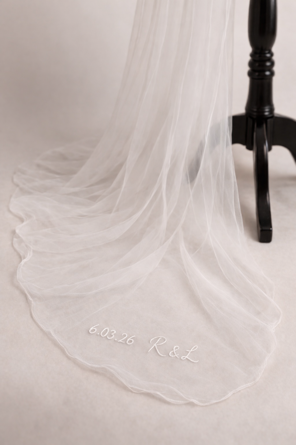 Maria Italian Tulle Bridal Neck Scarf