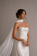 Jacqueline Chiffon Bridal Neck Scarf